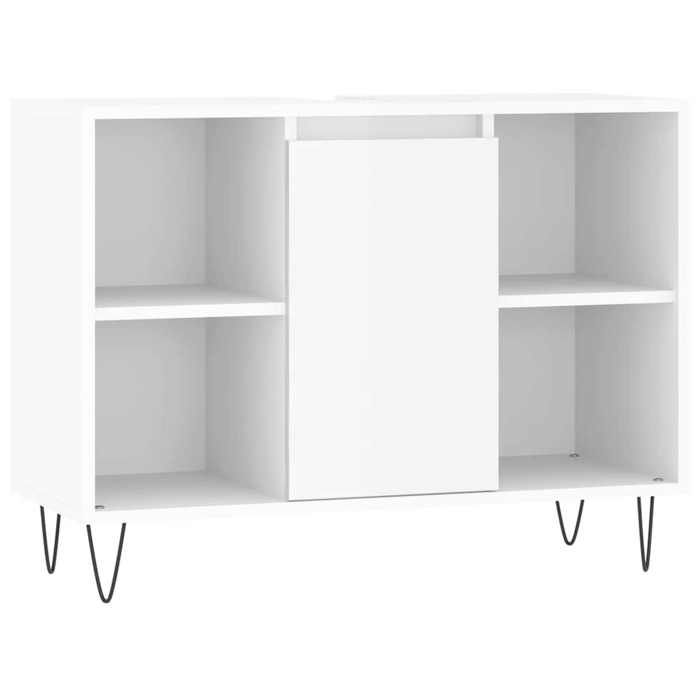 VidaXL Armoire de salle de bain blanc brillant 80x33x60 cm 831630