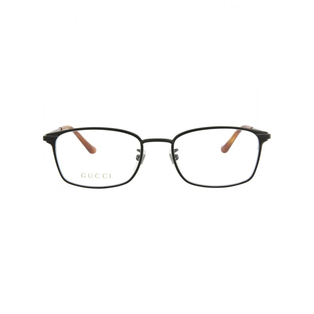 

Металлические оптические оправы прямоугольной формы Gucci