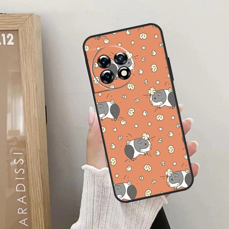 

Cute Cartoon Guinea Pig Case For OnePlus Nord CE 5 2 3 4 Lite N20 N30 OnePlus 15 13 12 10 R 13T 10T 11 9 10 Pro Cover OnePlus 13