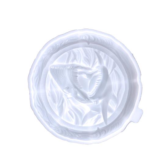 Silikonform, antihaftbeschichtet, leicht zu entformen, langlebig, wiederverwendbar, Wolfsform, DIY-Bastelform für Heimdekoration