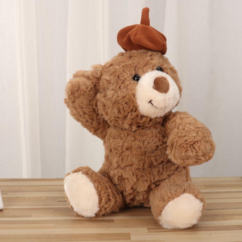 Birthday Teddy Bear Plush Toy Stuffed Animal Birthday Hat Cute Home Decor Children Boys Girls Birthday Gifts