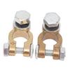 4pcs Battery Cable Terminal 300A Brass Battery Terminal Connector M10 for Automobiles Trucks Caravan
