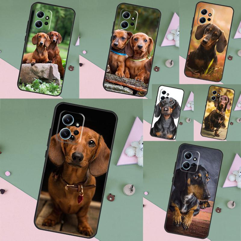 Dachshund Dog Case For Xiaomi Redmi Note 14 Pro 13 12 11 10 15 Pro Plus Redmi 13 C 15 10C 12C 14C 15C Cover