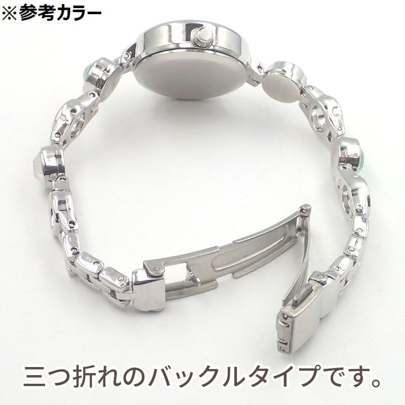 [Follow] Fragola Milky Stone Bracelet Watch N00925S-2 PG Women's Rose Gold