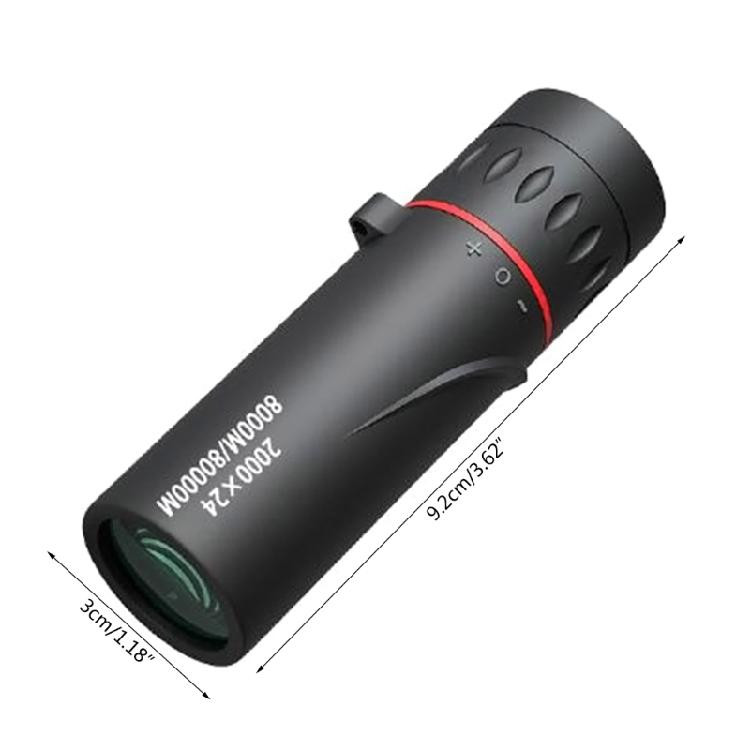 Monocular Telescope 2000x24 High Powered Monocular Adults for Smartphone Adapter