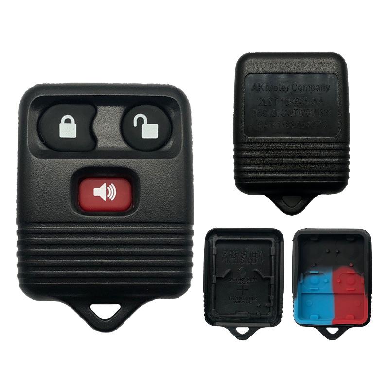 

1 шт. Для Ford Mazda Пульт дистанционного управления Кнопка-кликер Передатчик 3/4 кнопки Пульт дистанционного управления Ключ от автомобиля Transit Бесключевой доступ Брелок 315 МГц/433 МГц