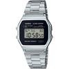 Dijital Saat Vintage Serisi A158WEA-1 Metal Kordon Unisex Siyah (İthal) Metal Kordon/Siyah A158WEA-1
