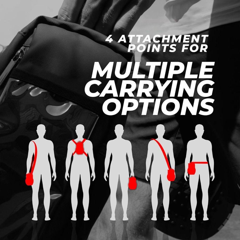 Large Capacity Magnetic Water Bottle Bag Muti-Pocket Gym Bag New Water Cup Holder  Gym Specific