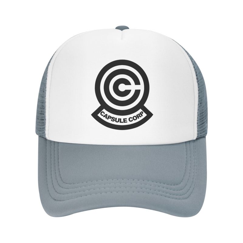 Capsule Corp Mesh Baseball Cap Unisex HipHop Snapback Caps Summer Breathable Sun Visor Hat Anime DBZ Trucker Adjustable Hats