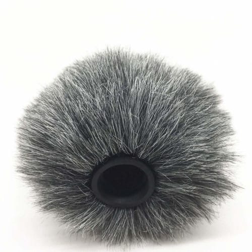 Unya Yoshino Windshield, Noise Reduction Microphone Cover, Windscreen, Foam Lapel, Faux Fur