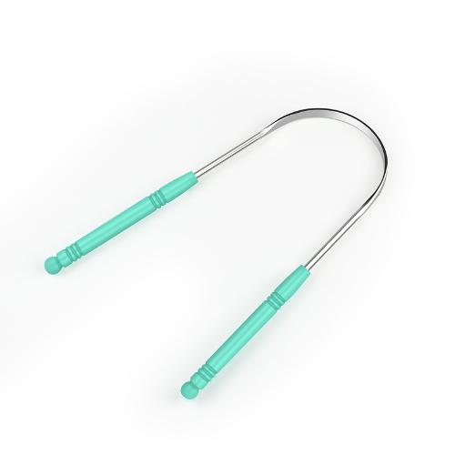 Stainless Steel U-Shaped Tongue Scraper Tongue Coating Odor Removal Fresh Breath Oral Cleaning Tongue Coating Brush Care Tool