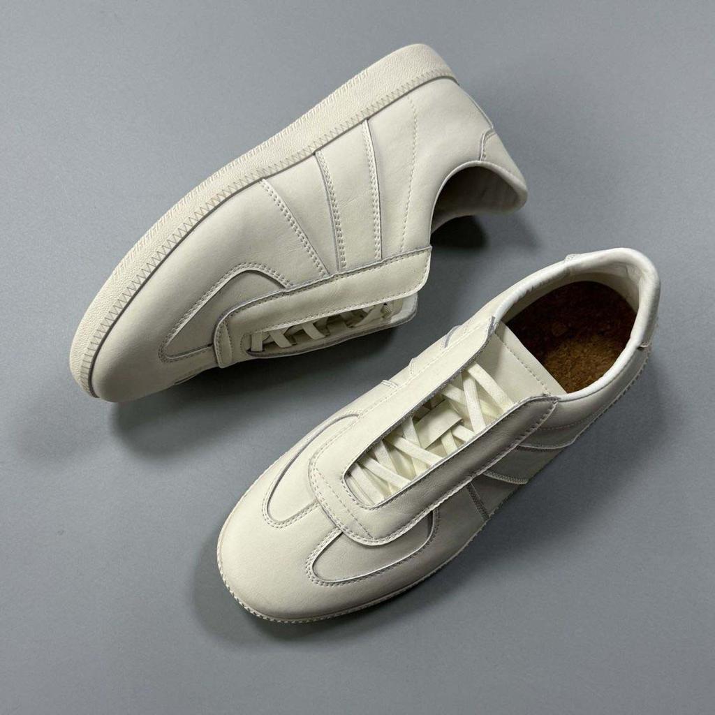 Versatile Trendy Board Shoes, Retro Moral Training Shoes, Comfortable Foot Cover, Leather Shoes, Thin-Soled Classic Little White Shoes