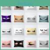 Elegantly Designed Eyelash Pattern Pillow Cover For Stylish Sofa And Seat
