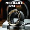 Lautie Mechanic Ring Fidget Spinner Slider Zirconium Alloy Edc Toys Metal Anti Stress Sensory Adhd Focus Tool Fidgeting Toys