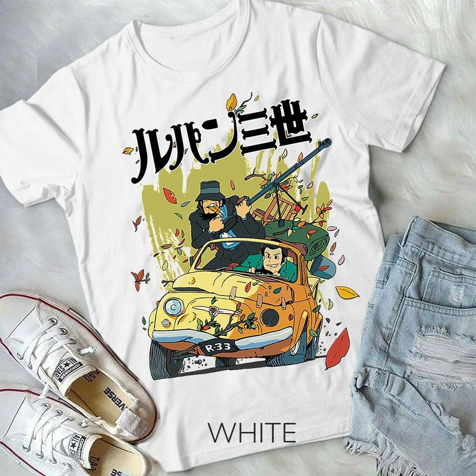 Гонка к спасению Новый, Люпен, Люпен Третий Белая Унисекс Футболка L