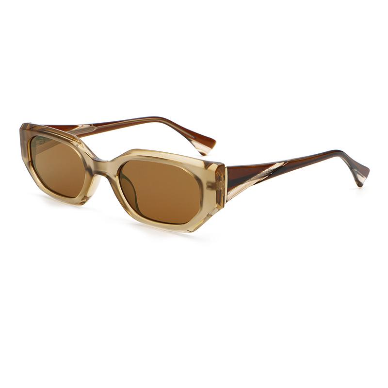 

Модные женские многоугольные солнцезащитные очки 2026 года для путешествий на открытом воздухе