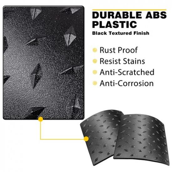 For Jeep 2007-18 Wrangler Cowl JK Armor Body Cover Trim Exterior 2PC Accessories