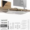 Cable Management Net - Under Desk Wire Management - Flexible Under Desk Cable Management Tray White