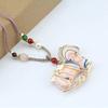 Ancient Style New Chinese Style Necklace Hanging Rope Beads Horse Pendant  Women