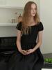 Liel Princess Line Dress (Black)