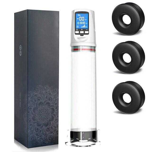 Electric Penis Pump Penis Enlargement Extend Pump Penis Trainer Male Masturbator Cock Vacuum Pump Adult Goods Sex Toy for Men