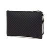 Daks Black Leather Dd Pattern Clutch Bag Dbba2e467bk