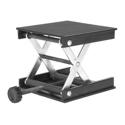 Placa de Plástico y Soporte Metálico Plataforma Elevadora Soporte para Nivel Laboratorio 90 X 90mm