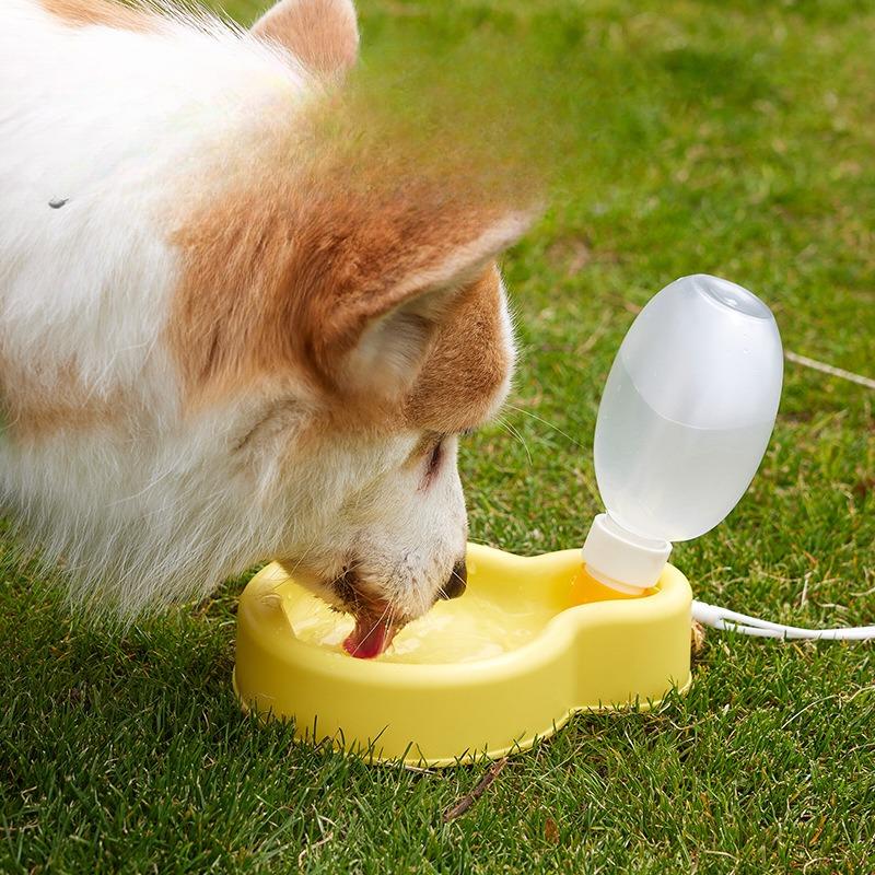 Portable Cat Dog Water Bottle Sealed Travel Puppy Cats Fold Drinking Bowl Outdoor Pet Water Dispenser Feeder Pet Supplies