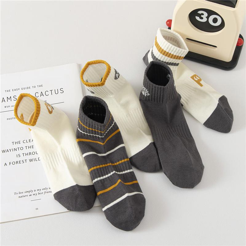 5 пар весенне-осенних дезодорирующих впитывающих дышащих удобных мужских носков — фото 3