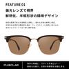 Sunglasses for Men and TR Metal Polarized Multiple Suitable for Commuting and Cafes [PUKCLAR] Women, Half-Frame Frame, Lenses, Colors,