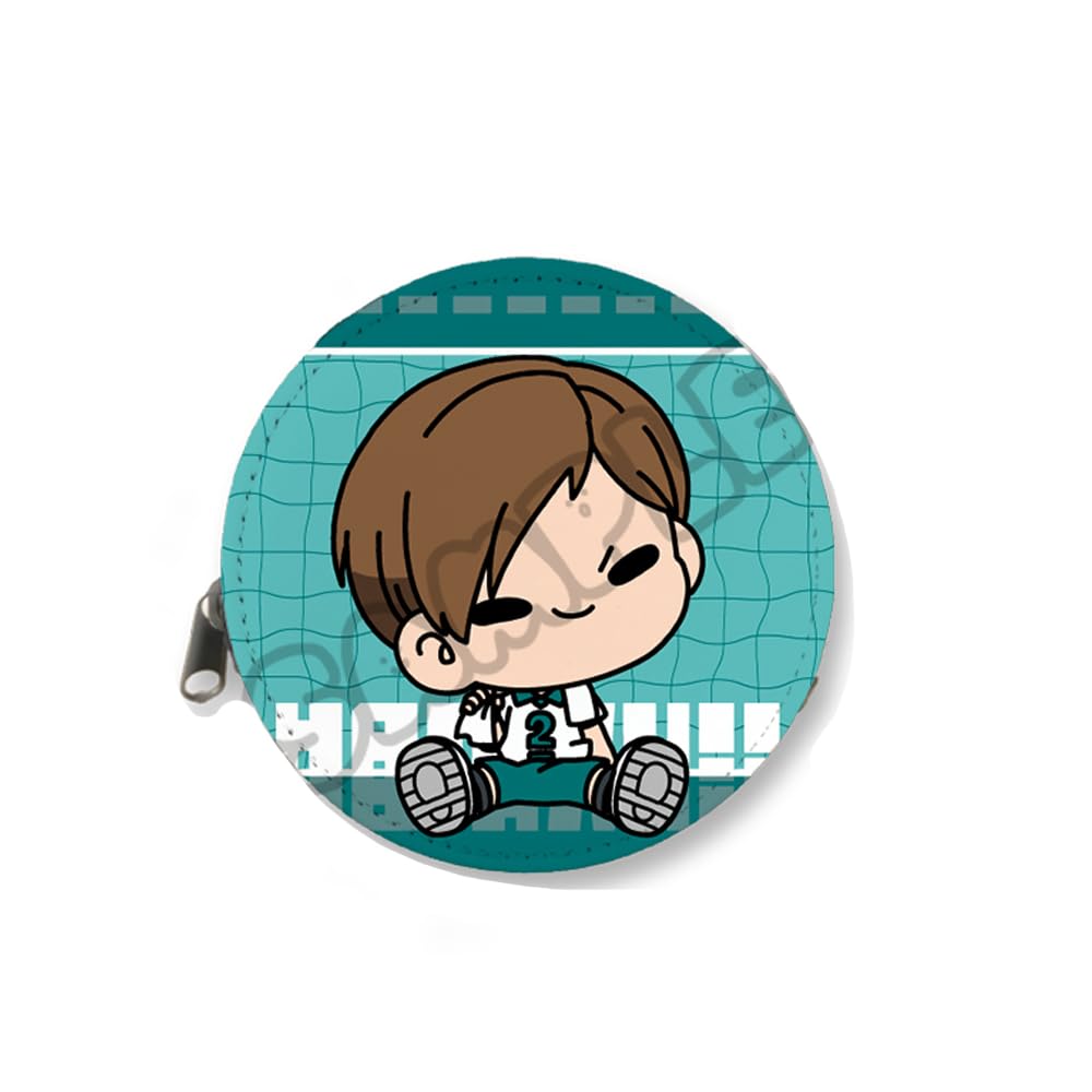 7th Edition Round Coin Case M OE "Haikyu!!" [Kenji Futakuchi] Everyone's Mochocho!