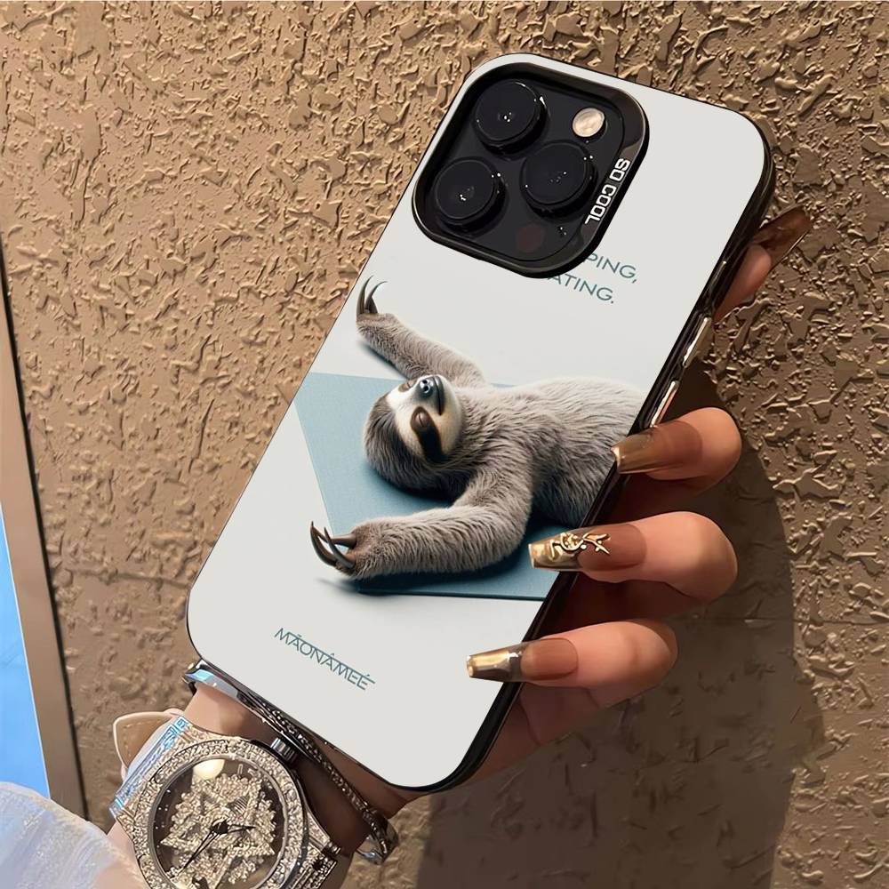 

Animal Cute Sloth Phone Case Phone Case For iPhone 14 16 15 11 12 13 Pro Max Mini Plus Shockproof Cover iPhone16promax