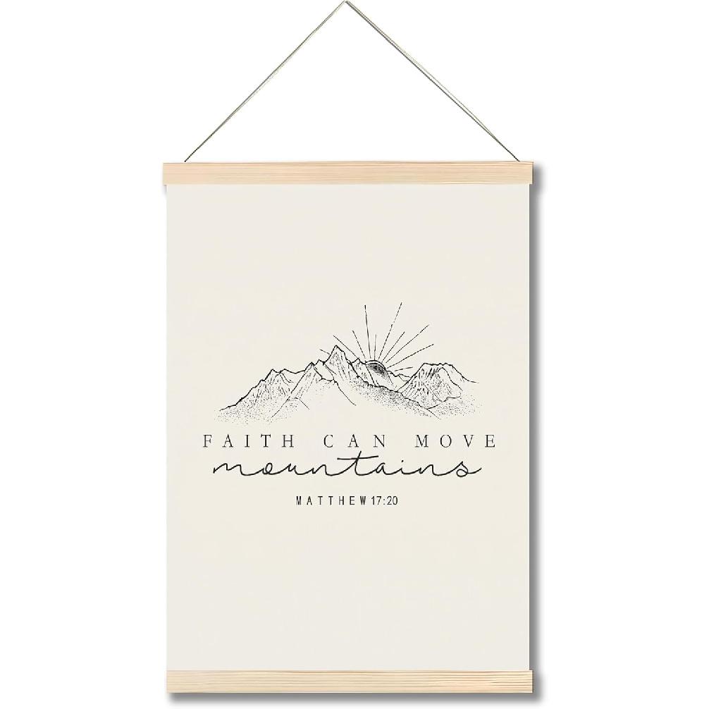 Forest Charger Christian Wall Decor, Bible Emergency Numbers Wall Art Poster, pirational Scripture Reference for Various Emotions Canvas Prints, Christian-10