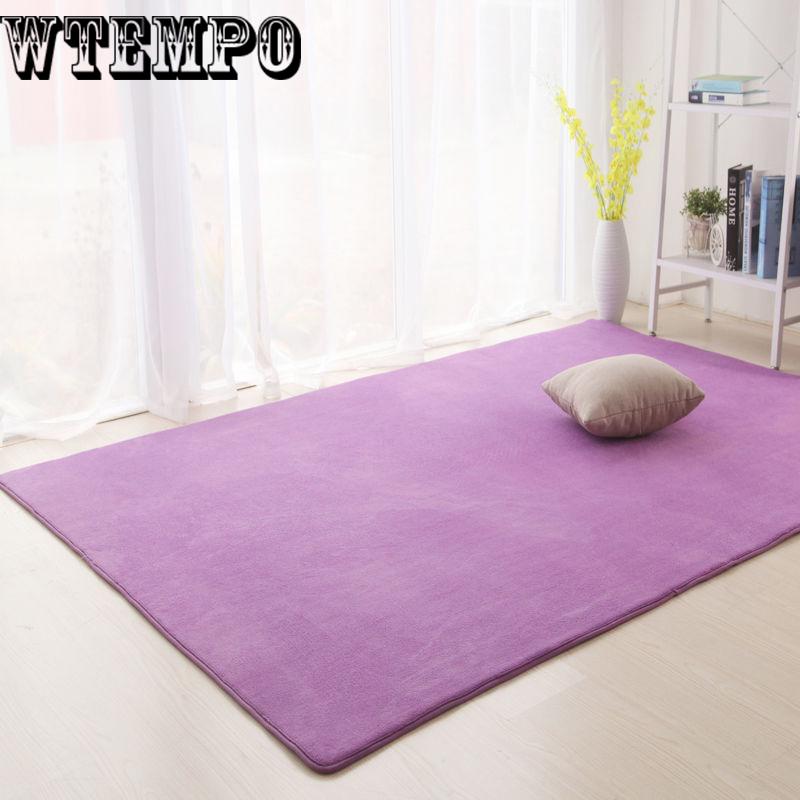 High-end Home Coral Velvet Koberec Ložnice Obývací pokoj Protiskluzová deka Crawling Mat