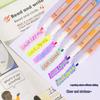 Dual-Ended Highlighter Journal Pen: Vibrant Colors & Large Capacity for Students