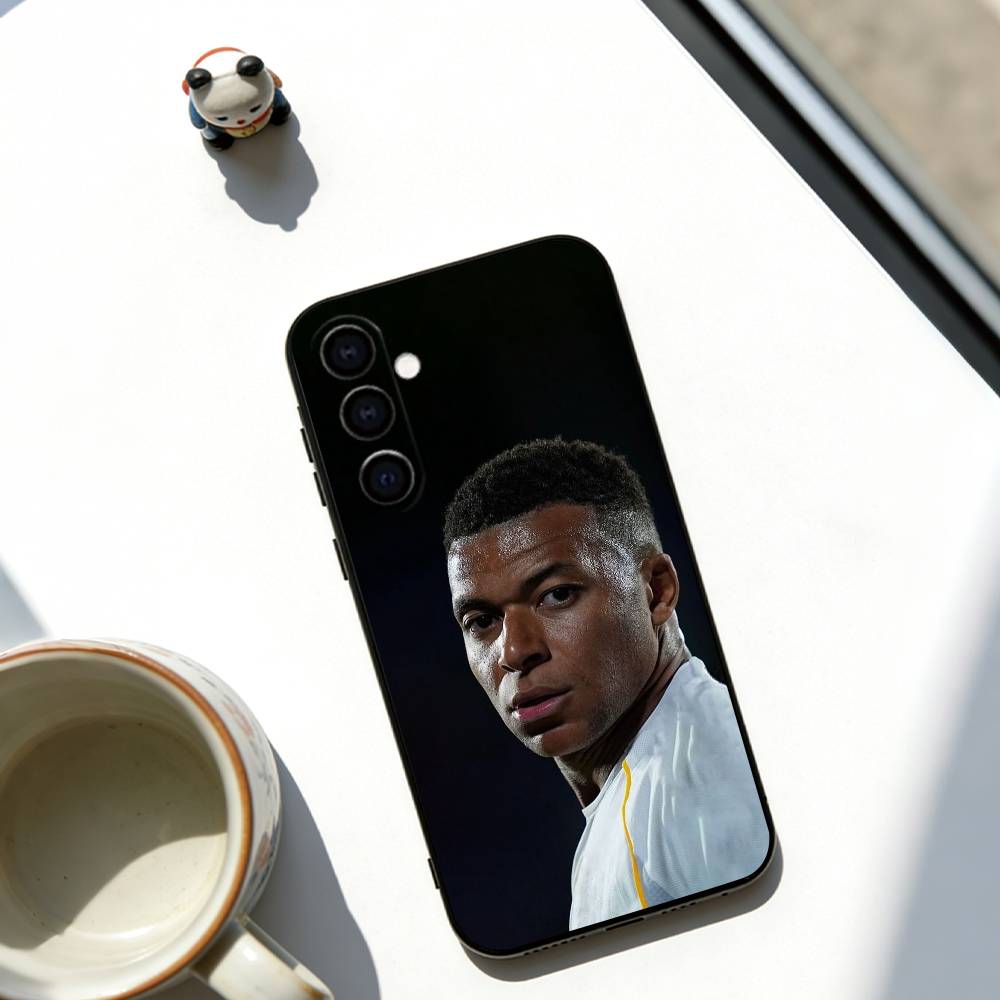 Kylian Mbappe Phone Case For Samsung Galaxy A73,A72,A71,A70,A53,A52,A51,Soft Black Cover