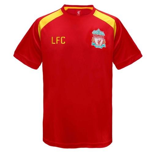 Liverpool FC Men's Contrast Panel Polyester T-Shirt