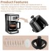 Cestello porta filtro di ricambio per macchina da caffè con tappo a molla Kit Accessorio Compatibile con 990117900 990237500