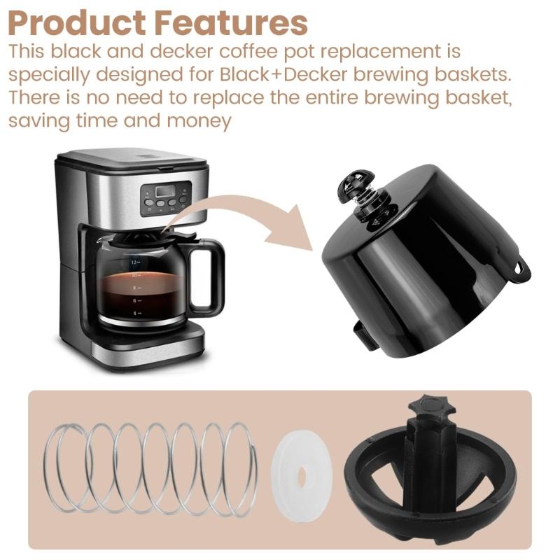 Cestello porta filtro di ricambio per macchina da caffè con tappo a molla Kit Accessorio Compatibile con 990117900 990237500