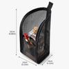 Standing Mesh Toiletry Bag Portable Waterproof Cosmetic Makeup Organizer Toothbrush Cosmetic Women Bathroom Storage Pouch