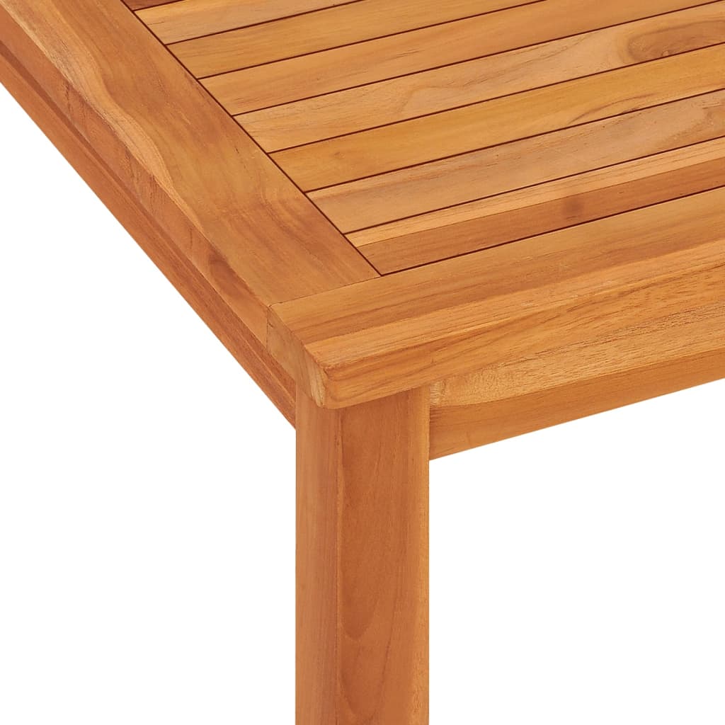 3 Piece Garden Dining Set Solid Teak Wood