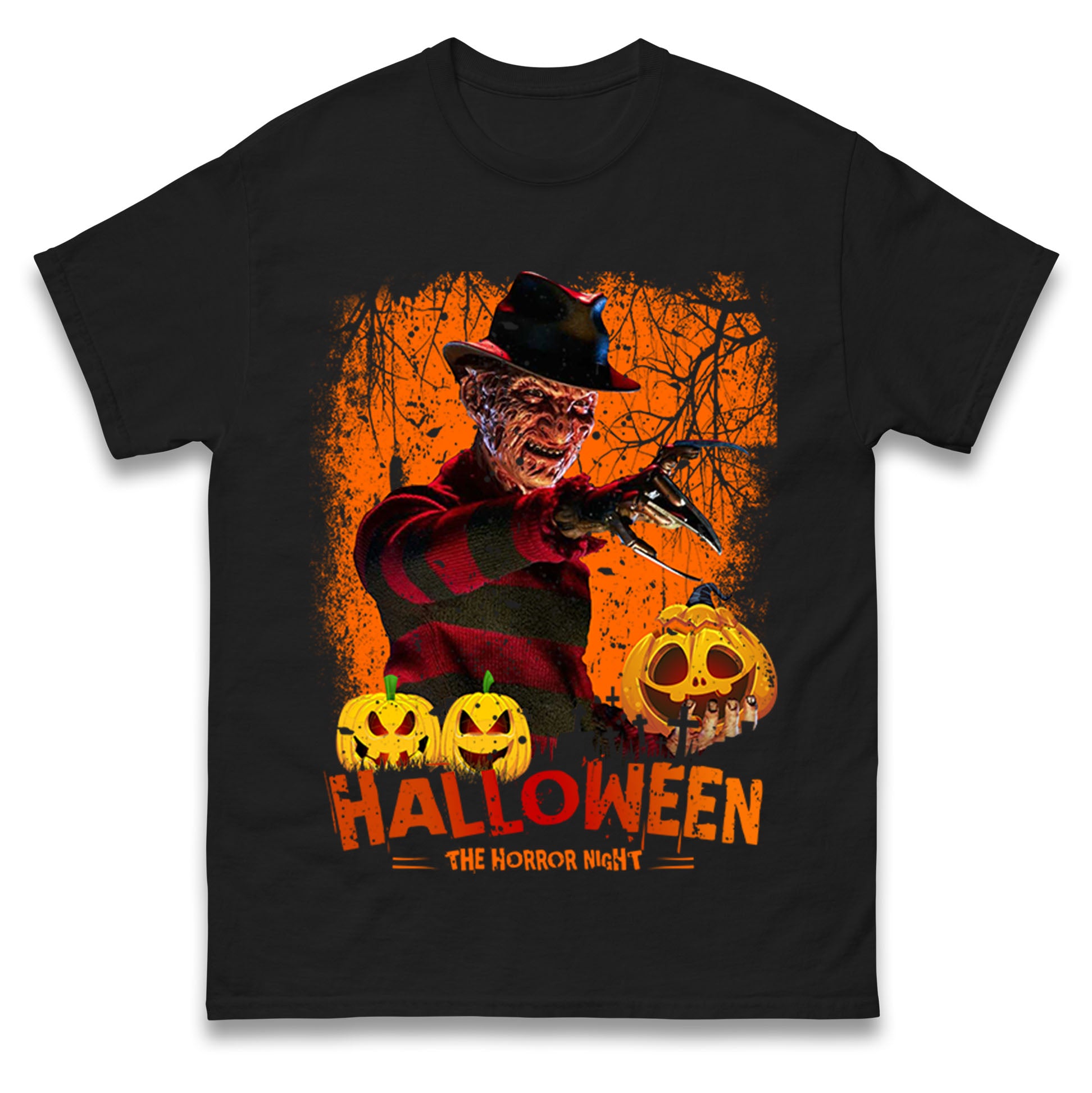 Freddy Krueger Halloween The Horror Night Mens T Shirt Womens Tops Tees S