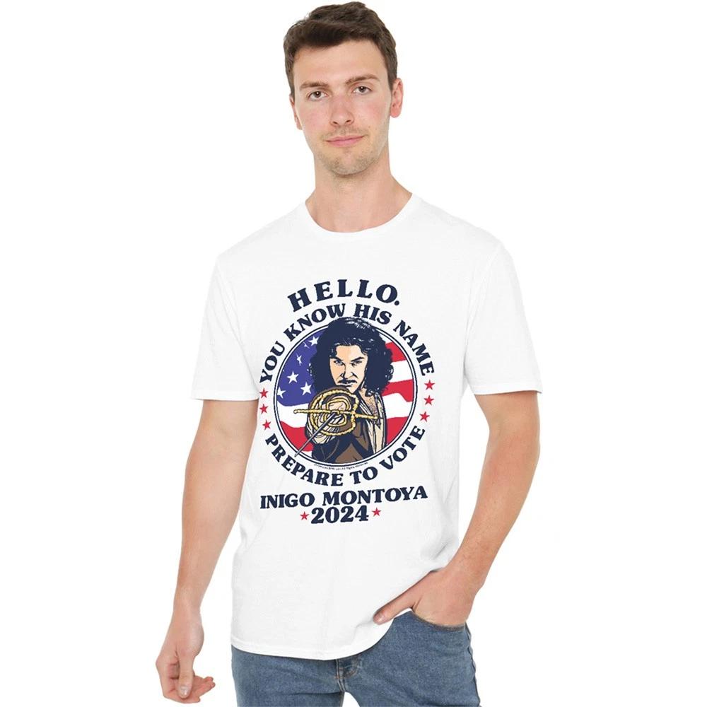 

Princess Bride Prepare To Vote Montoya T-Shirt S-5XL, White 4XL