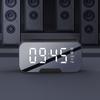 Multifunctional Mirror Led Infinite Bluetooth Speaker Alarm Clock Portable Mini Voice Broadcasting Digital Pocket Watch Home