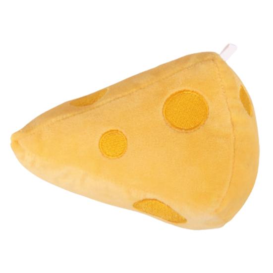 Pet Toy Creative Shape Wear Resistant Attractive Puppy Kitty Toy Cheese Modeling Chew Toy for Home