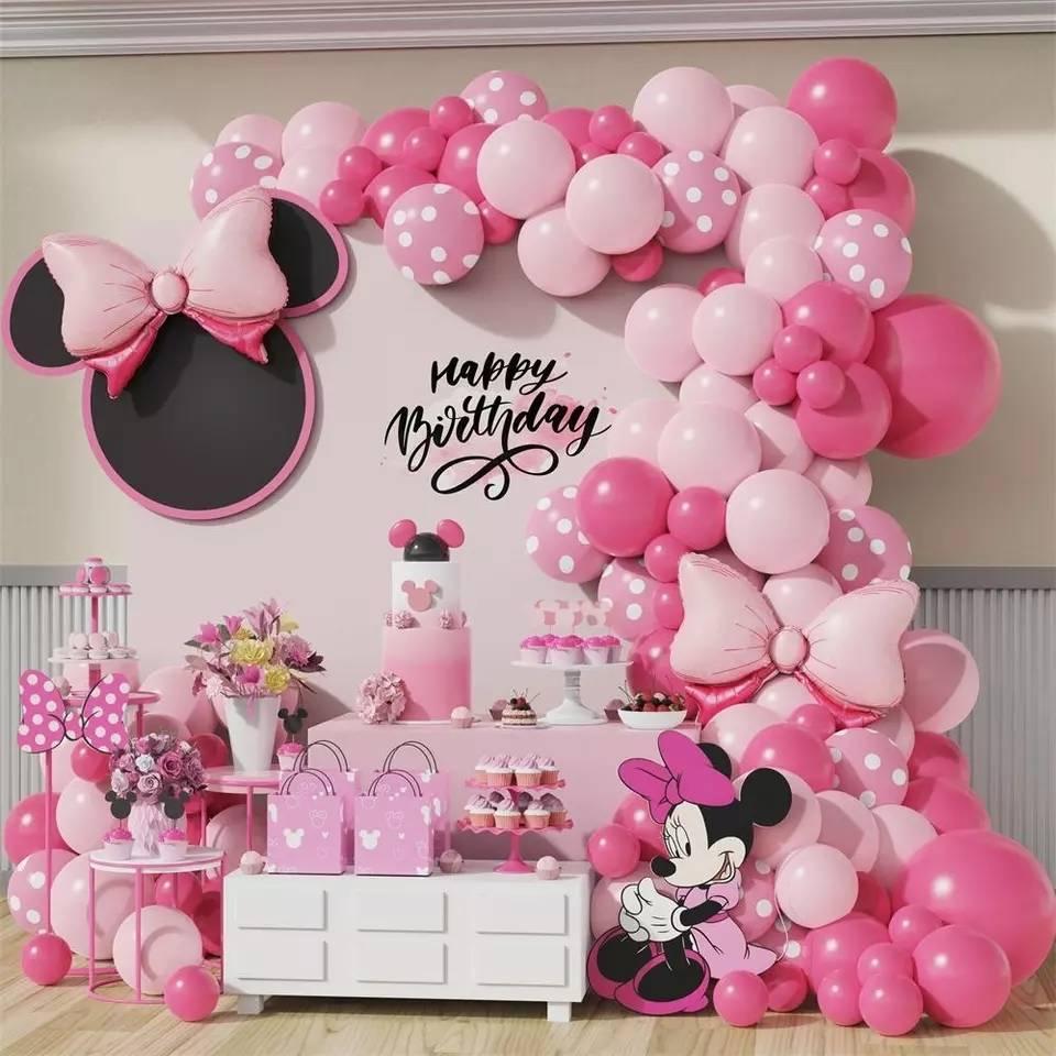 Bruiloft Verjaardag Babyborrel Geslachtsonthulling Decoraties Stofblauw Wit Ballonnenboog Slingerset