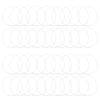 50pcs Paper Covered Iron Floral Stem Wires for Arrangement White Stems Craft Flower Supplies Flexible Durable DIY Decor