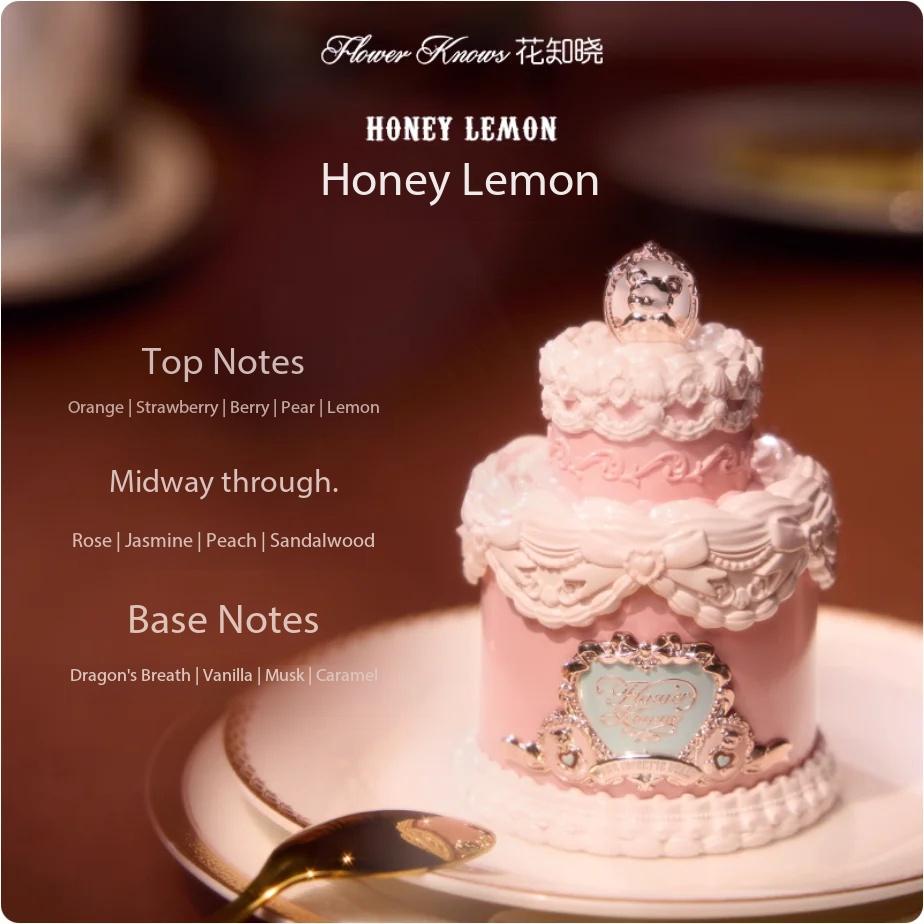 Flower Knows Sweetie Bear Perfume Eau De Toilette Honey Lemon Fragrance Caramel Bear for Woman Men Perfumes