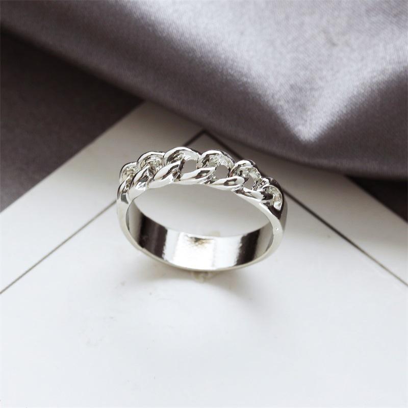 Fashion Chain Empty Ring Personality Ring Wild Fashion Accessories ADM