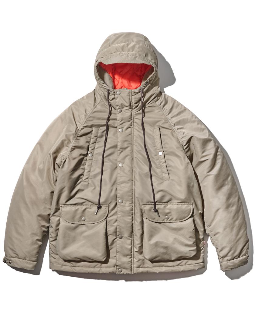 AECA N3B Hooded Military Parka-Light Gray